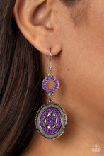Load image into Gallery viewer, Meadow Mantra - Purple Earrings
