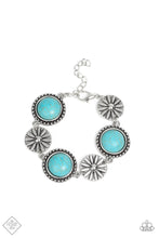 Load image into Gallery viewer, Fredonia Flower Patch - Blue Bracelet - Fashion Fix
