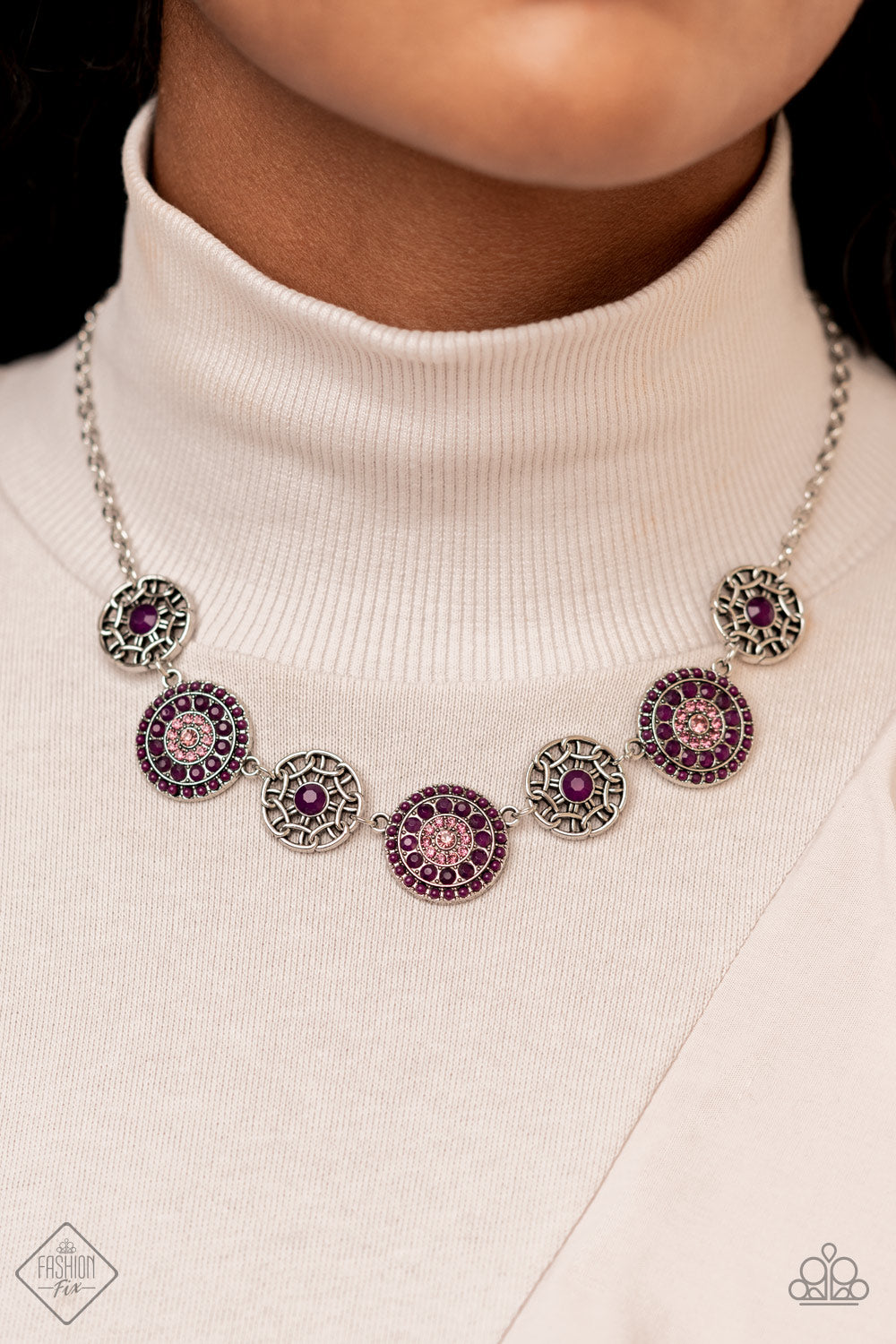 Farmers Market Fashionista - Purple Necklace - Fashion Fix