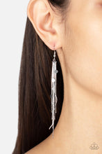 Load image into Gallery viewer, Cosmic Cascade - Silver Earrings
