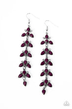 Load image into Gallery viewer, Fanciful Foliage - Purple Earrings
