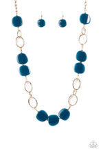 Load image into Gallery viewer, Posh Promenade - Blue Necklace
