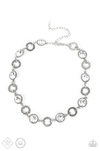 Load image into Gallery viewer, Rhinestone Rollout - White Necklace - Choker - Fashion Fix
