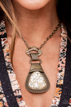 Load image into Gallery viewer, Rodeo Royale - Brass Necklace - Fashion Fix
