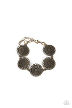 Load image into Gallery viewer, Garden Gate Glamour - Brass Bracelet

