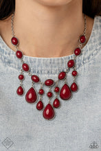 Load image into Gallery viewer, Glimpses of Malibu - Complete Trend Blend - Red Necklace Set - Fashion Fix
