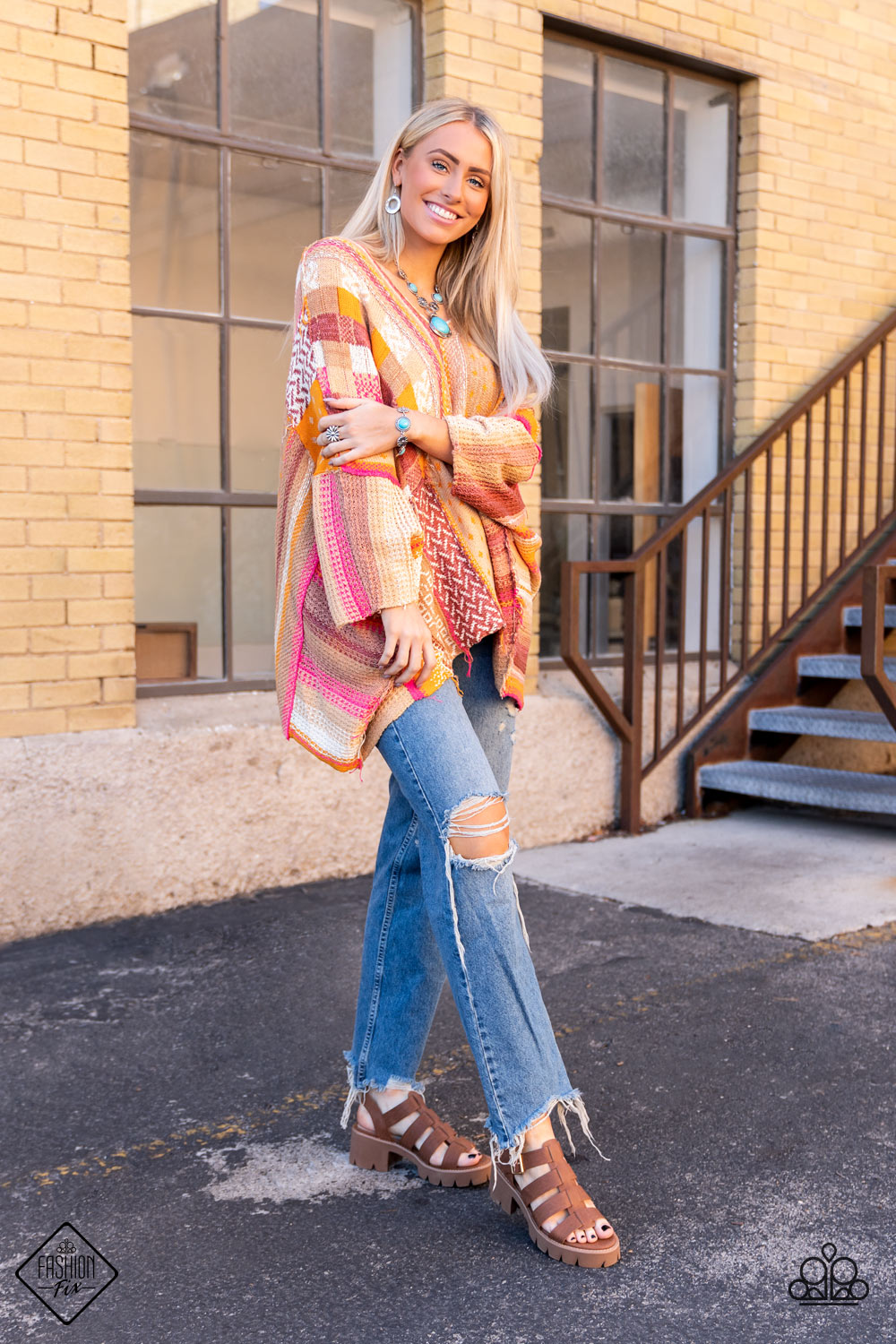Simply Santa Fe - Saguaro Garden - Blue Necklace - Fashion Fix