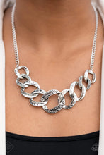 Load image into Gallery viewer, Magnificent Musings - Complete Trend Blend - Bombshell Bling - Silver Necklace Set- Fashion Fix
