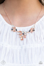 Load image into Gallery viewer, Glimpses of Malibu - Complete Trend Blend - Completely Captivated -Rose Gold Necklace Set - Fashion Fix
