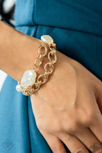 Load image into Gallery viewer, Fiercely 5th Avenue - Nautical Nouveau - Gold Necklace Set - Fashion Fix
