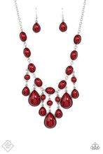 Load image into Gallery viewer, Mediterranean Mystery - Red Necklace - Fashion Fix
