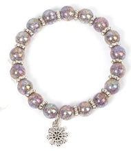 Load image into Gallery viewer, Starlet Shimmer Bracelet - Blue and Silver Bracelet
