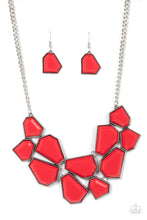 Load image into Gallery viewer, Double-DEFACED - Red Necklace
