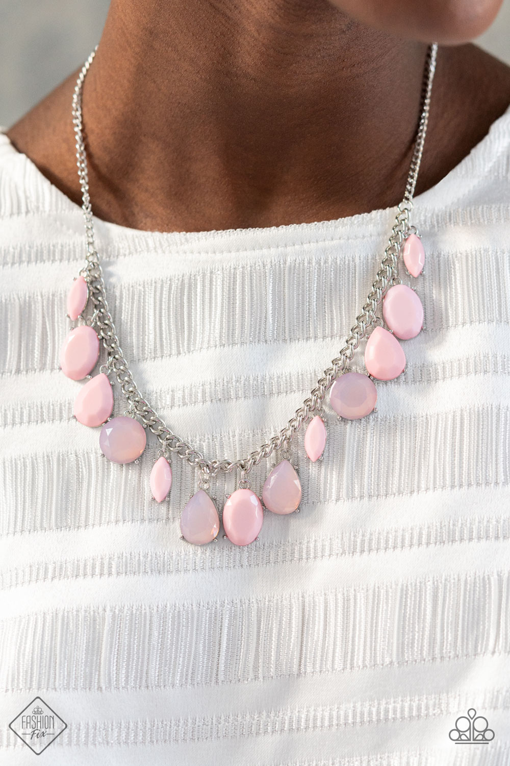 Fairytale Fortuity - Pink Necklace - Fashion Fix