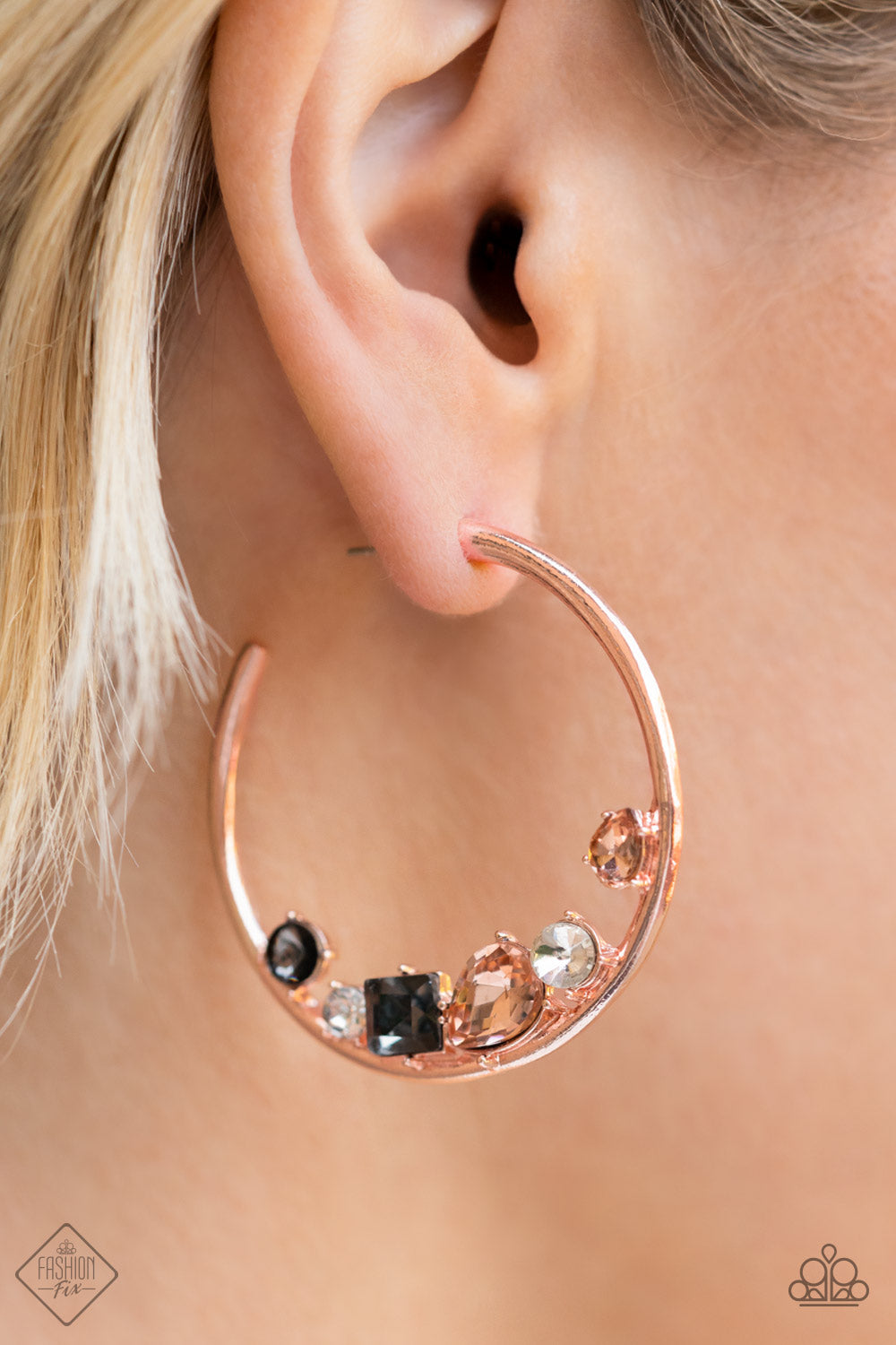 Attractive Allure - Rose Gold Earrings - Fashion Fix
