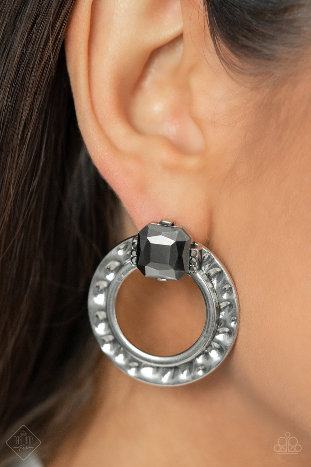 Smoldering Scintillation - Silver Earrings - Fashion Fix
