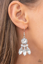 Load image into Gallery viewer, To Have and to SPARKLE - White Earrings - Fashion Fix
