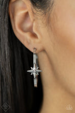 Load image into Gallery viewer, Lone Star Shimmer - White Earrings - Fashion Fix
