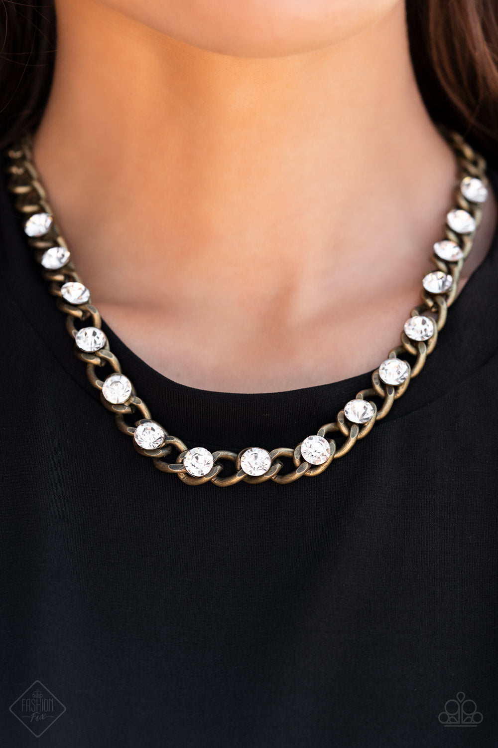 Major Moxie - Brass Necklace - Fashion Fix