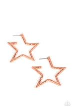Load image into Gallery viewer, All-Star Attitude - Copper Earrings

