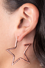 Load image into Gallery viewer, All-Star Attitude - Copper Earrings
