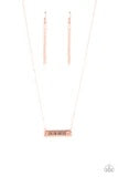Load image into Gallery viewer, Love One Another - Paparazzi Copper Necklace- Inspirational
