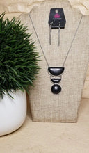 Load image into Gallery viewer, Desert Mason - Black Necklace- May Fashion Fix Exclusive 2020 - Paparazzi
