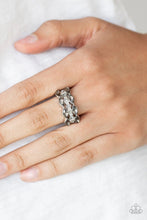 Load image into Gallery viewer, Distractingly Demure - White Ring- Paparazzi
