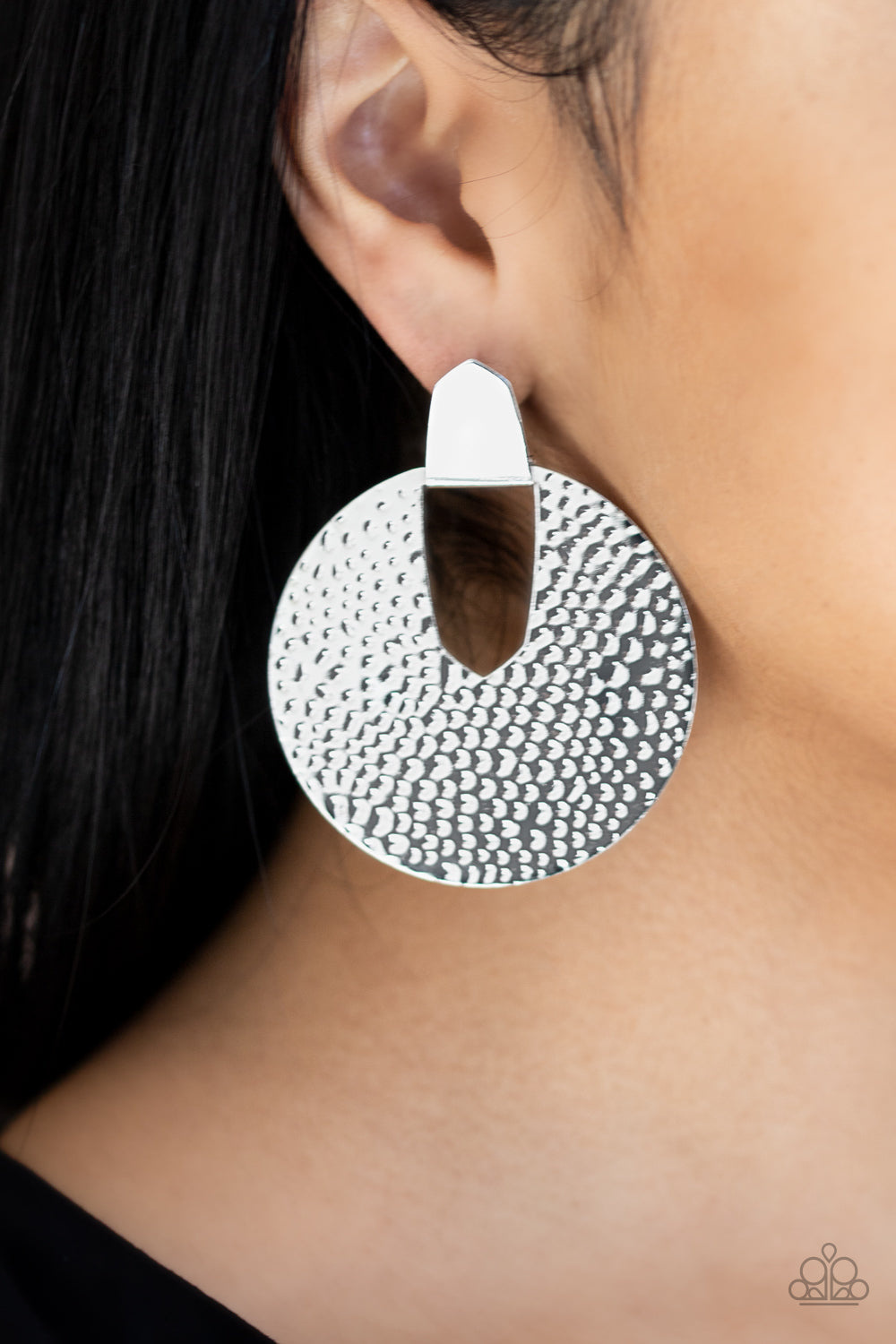 Bold Intentions- Black Earrings - Fashion Fix