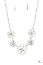 Load image into Gallery viewer, Fiercely Flowering - White Necklace - Life of the Party

