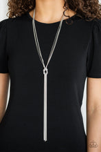Load image into Gallery viewer, Forget Me KNOT - Silver Necklace - Life of the Party
