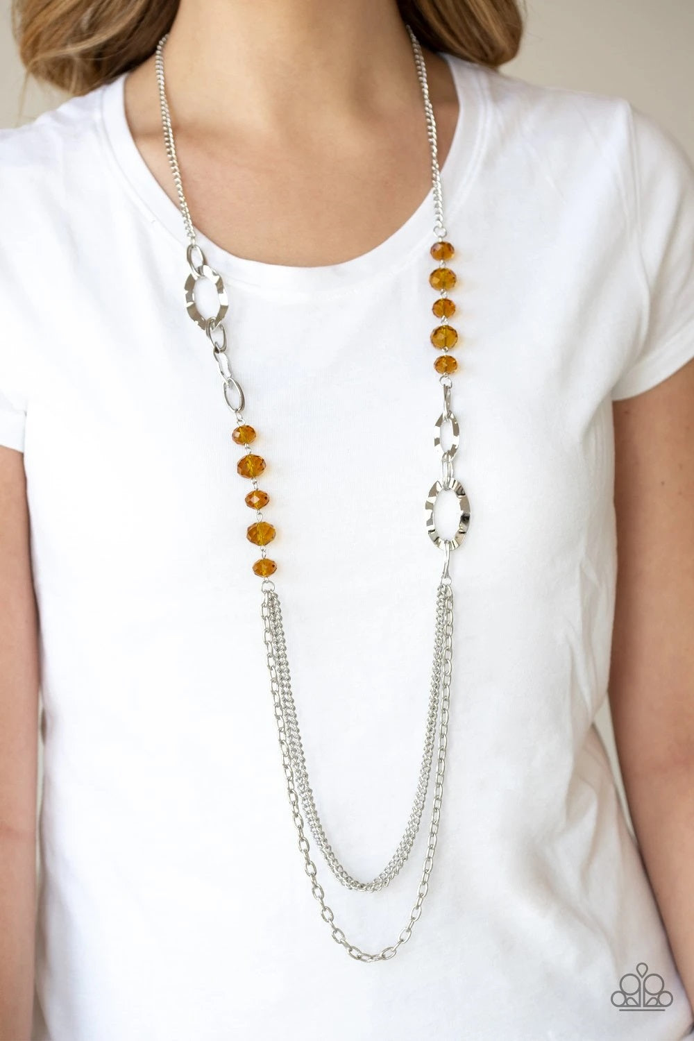 Modern Girl Glam - Paparazzi  Brown Necklace