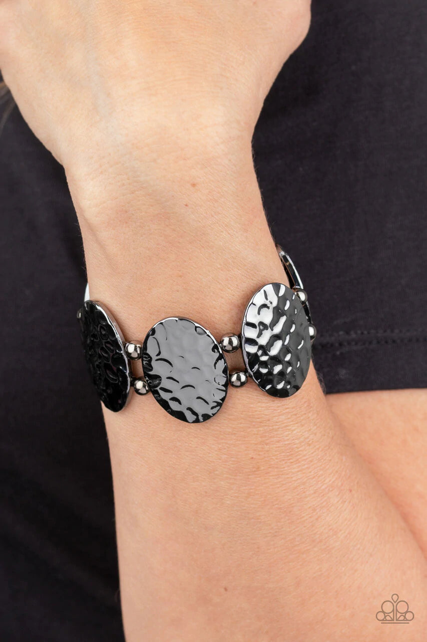 Radioactive Reflections - Black Bracelet - Fashion Fix