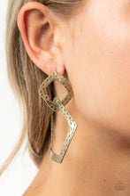 Load image into Gallery viewer, Scrap Yard - Brass Earring
