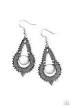 Load image into Gallery viewer, Zoomin Zumba - White Earrings
