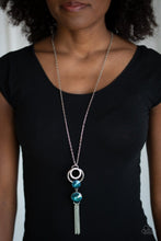 Load image into Gallery viewer, Very Fort-YOU-nate - Blue Necklace - Paparazzi
