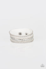 Load image into Gallery viewer, Rollin In Rhinestones - White Bracelet - Urban
