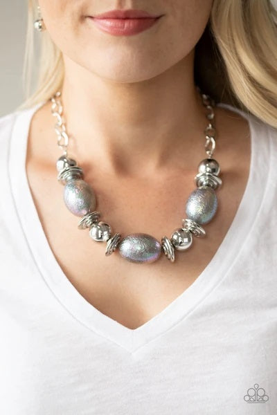 Welcome To The Big Leagues - Silver Necklace- - Paparazzi