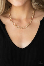 Load image into Gallery viewer, Defined Drama -  Gold Necklace- Fashion Fix
