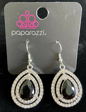 Load image into Gallery viewer, Millionaire Debonair- Black Earrings
